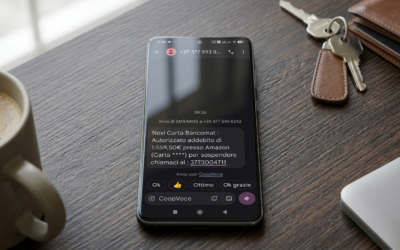 SMS Truffa Nexi: “Addebito di 1.559€ su Amazon” — Non Chiamare Quel Numero