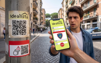 Truffa QR Code a nome Idealista: come funziona il phishing segnalato dalla Polizia Postale